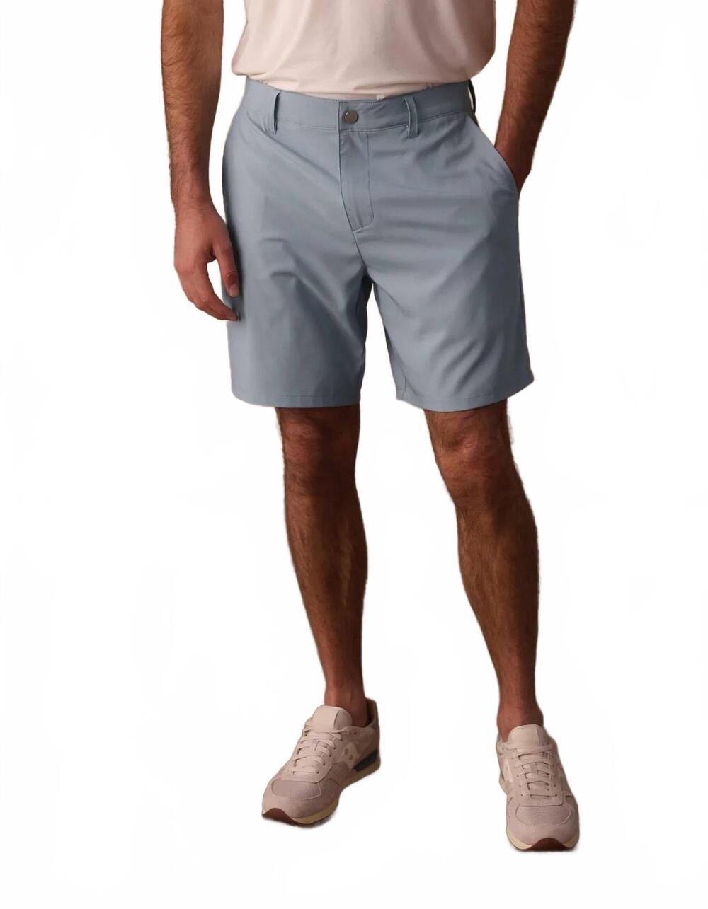 NEW THE NORMAL BRAND everyday hybrid short in blue fog